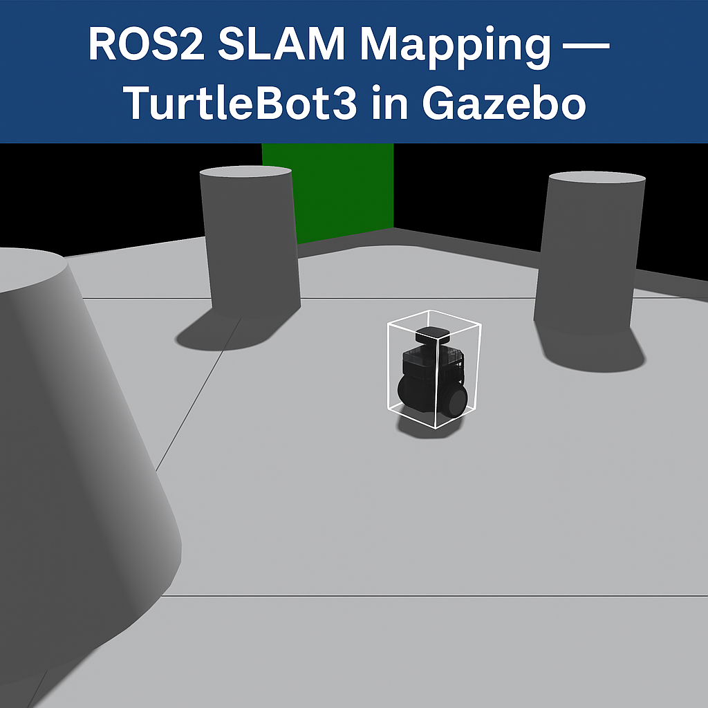 ROS2 SLAM Mapping with TurtleBot3 in Gazebo